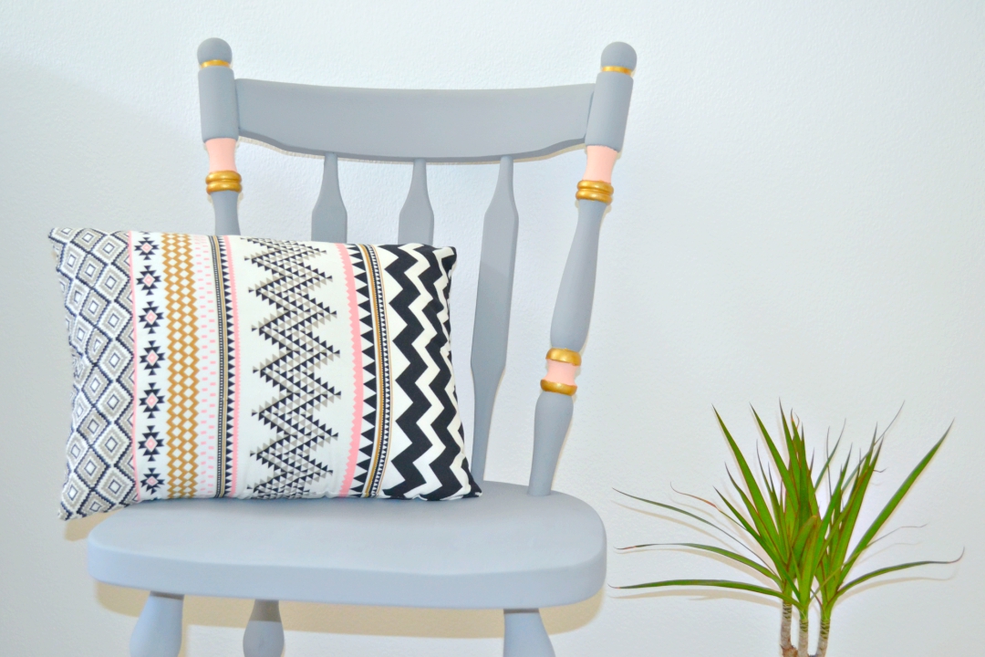Chalk Paint Upcycled Chair - Making it in the Mountains